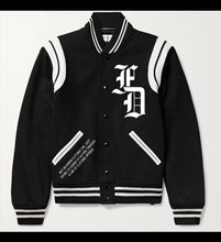 Load image into Gallery viewer, #FadedDenimCulture Varsity Jacket